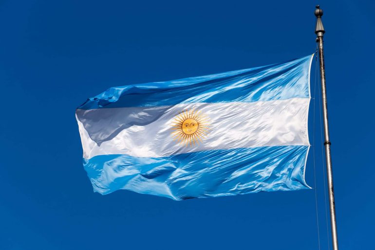 Argentina flag president Buenos Aires