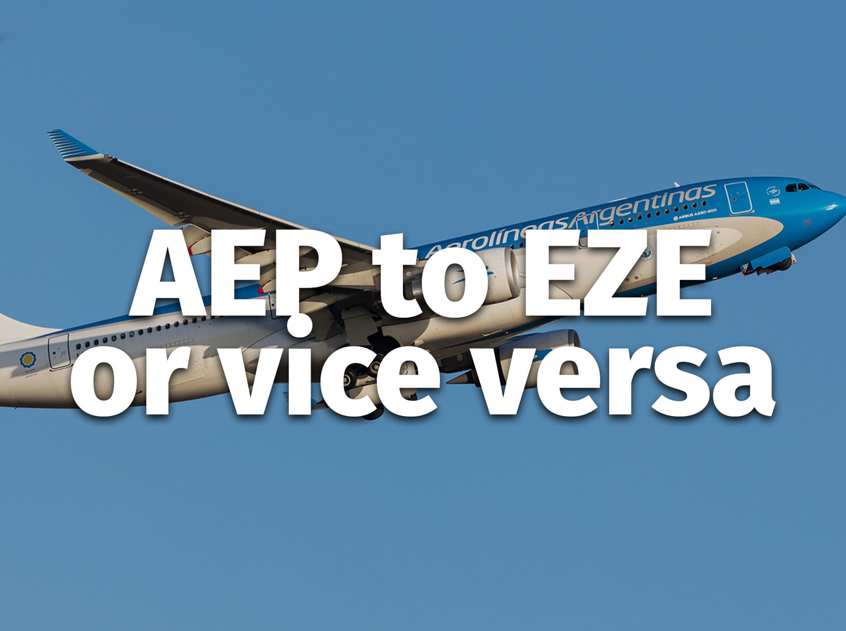 AEP to EZE airport transfer Buenos Aires international domestic
